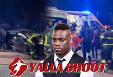 Mario Balotelli cheats death after smashing into wall in horror car accident before 'refusing breathalyser test'