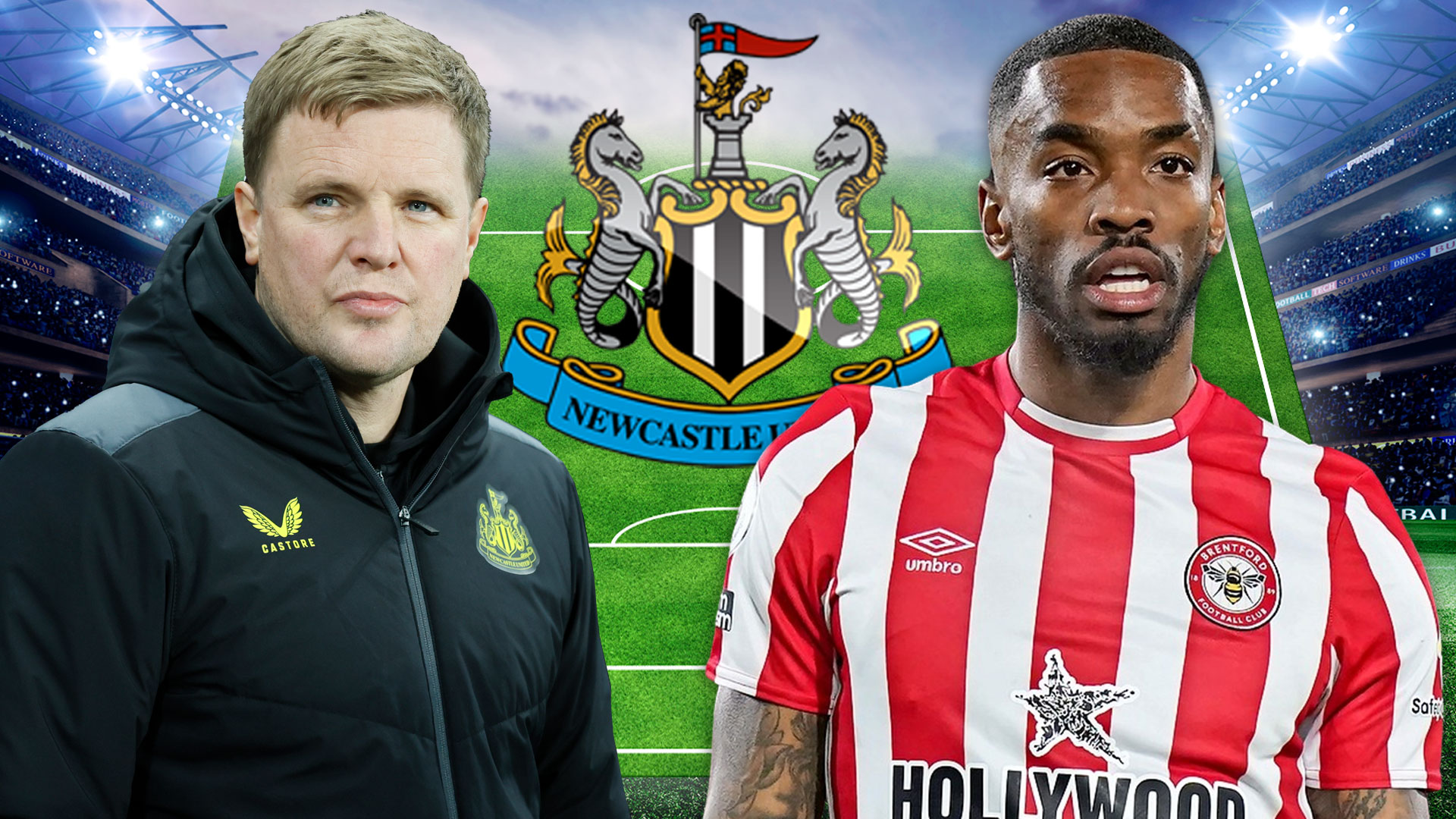 How Newcastle could line up with Ivan Toney and Man Utd legend as Alan Shearer urges Toon to make huge transfer