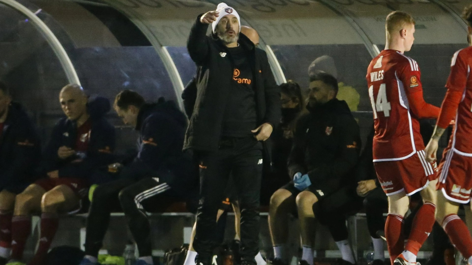 Unrecognisable Man Utd Champions League winner seen on the touchline as FA Cup clash makes history