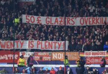 Man Utd fans applaud anti-Glazer gesture from Bayern Munich supporters as they gush ‘such a classy club’