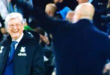 Roy Hodgson gives fans 'video I never knew I needed' as Crystal Palace boss spotted laughing at Pep Guardiola