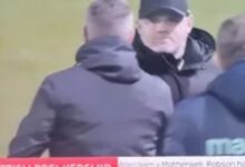 Fans left with jaws on the floor after Sky Sports presenter's X-rated slip of the tongue when talking about Wayne Rooney
