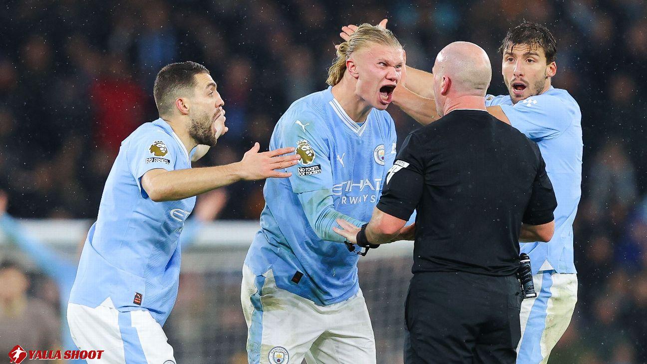 FA could charge Haaland for bashing ref after Spurs-City draw