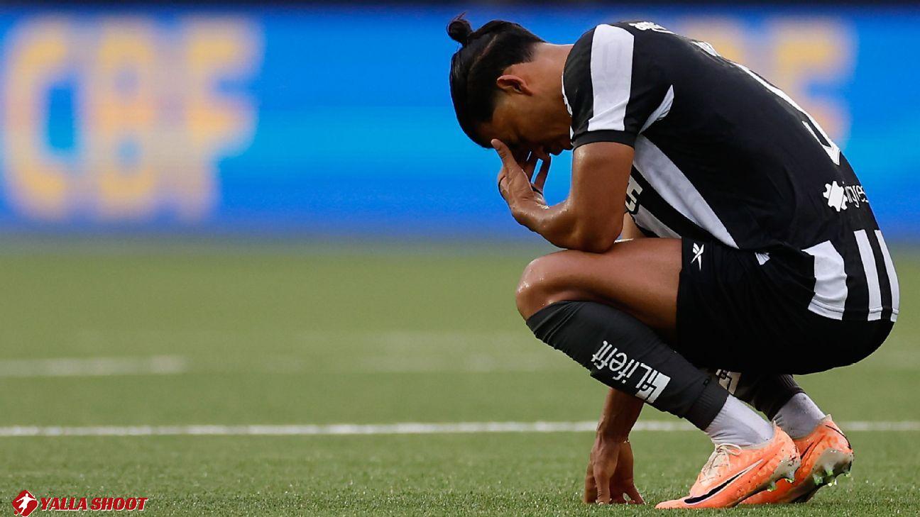 Botafogo squander Brazilian title after 10-game horror run