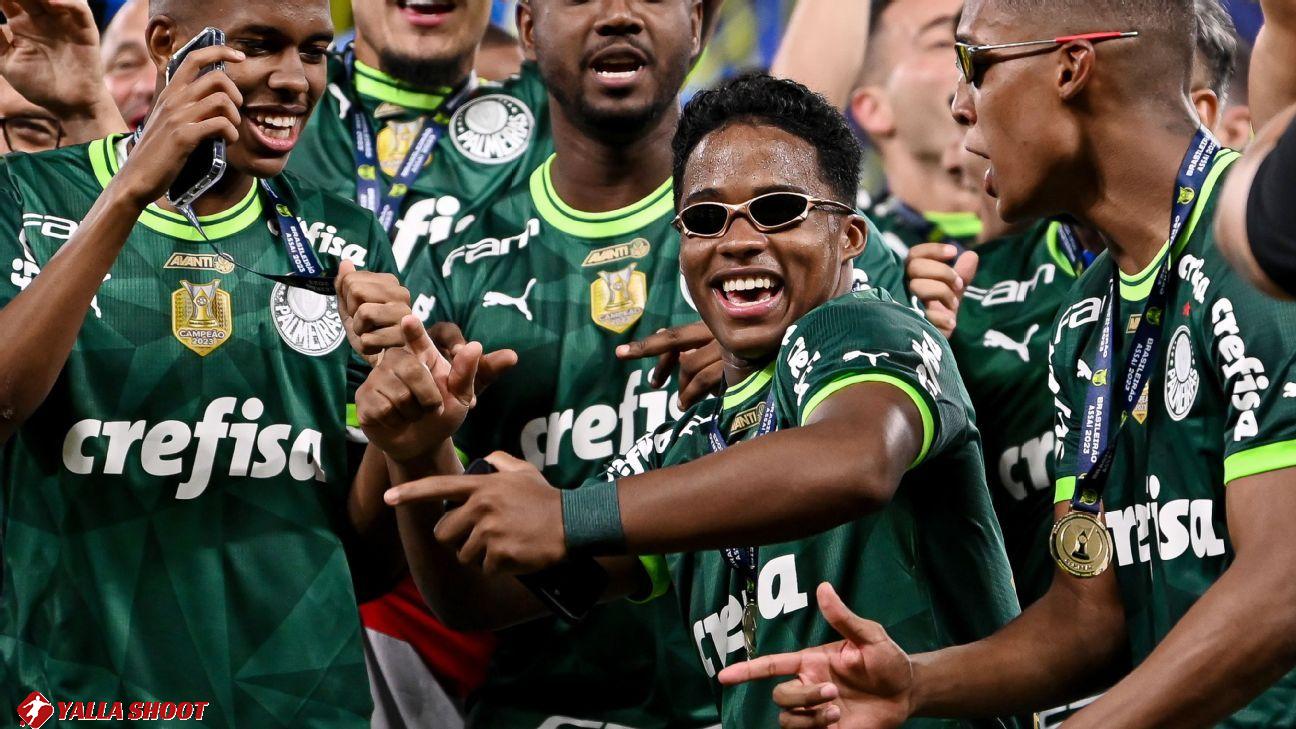 Endrick stars as Palmeiras claim extraordinary Brazilian title