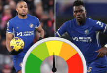 Chelsea player ratings: Nkunku offers bright spark on return from injury but Badiashile suffers defensive horror show
