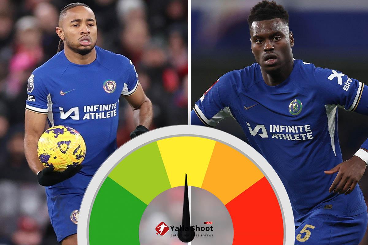 Chelsea player ratings: Nkunku offers bright spark on return from injury but Badiashile suffers defensive horror show