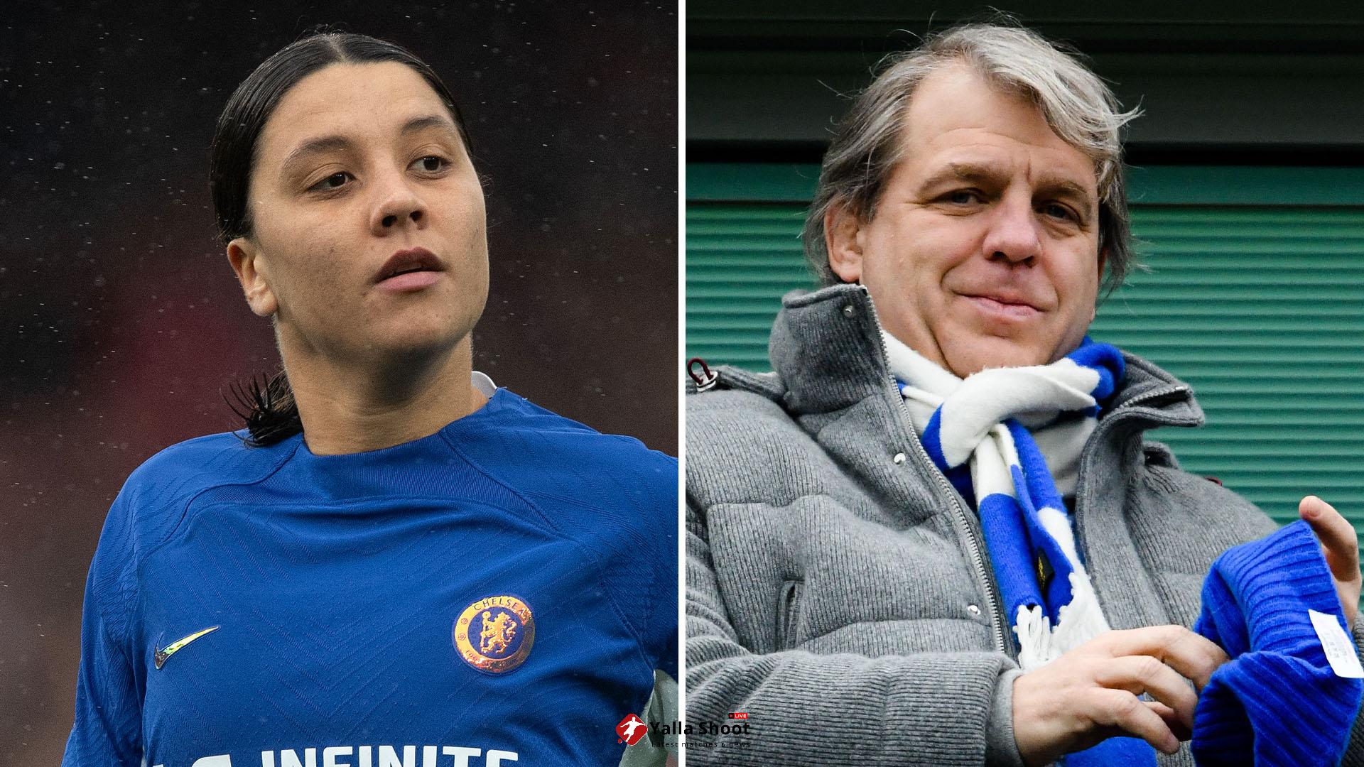 Todd Boehly set to shatter Chelsea Women transfer record after star striker Sam Kerr ruled out for season
