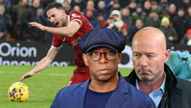 Alan Shearer and Ian Wright slam 'f***ing embarrassing' Diogo Jota after Liverpool star wins penalty vs Newcastle