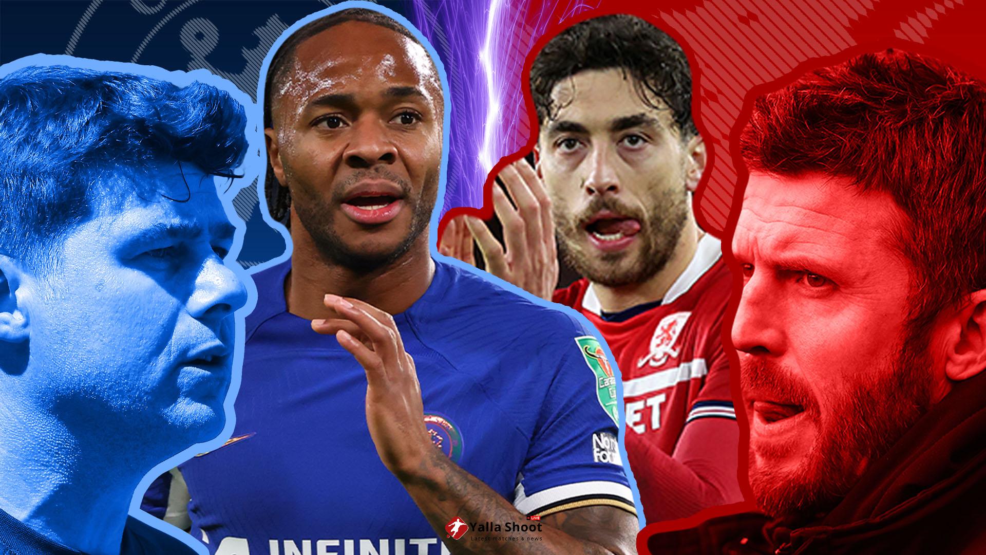 Chelsea vs Middlesbrough LIVE: Chilwell starts as Blues look to stage fightback in huge Carabao Cup semi - latest