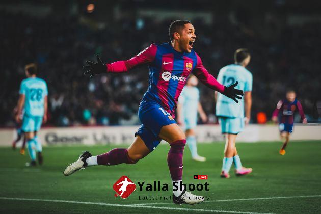 Vitor Roque scores first goal as Barcelona edge past Osasuna to go eight points off La Liga lead