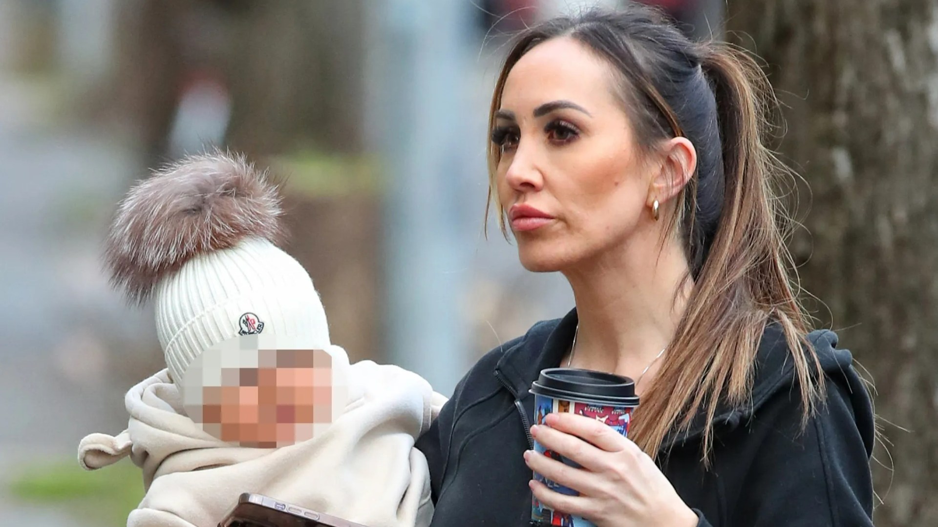 Lauryn Goodman seen for first time after it's revealed Kyle Walker fathered model's baby while married