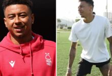 Jesse Lingard works up a sweat on training session with fans convinced unemployed ex-Man Utd ace 'means business'