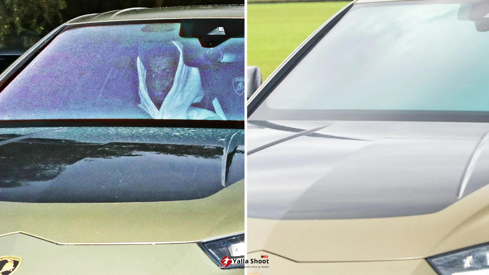 Marcus Rashford arrives at Man Utd training with newly-tinted windscreen on his Lamborghini after Belfast bender