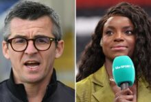 ITV pundit Eni Aluko calls in lawyers over Joey Barton's 'extremely violent' rant which left her 'genuinely scared'