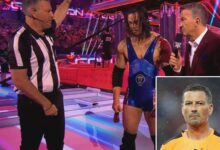 'He's putting on a Scottish accent,' fans cry as former Prem League referee Mark Clattenburg takes to Gladiators ring