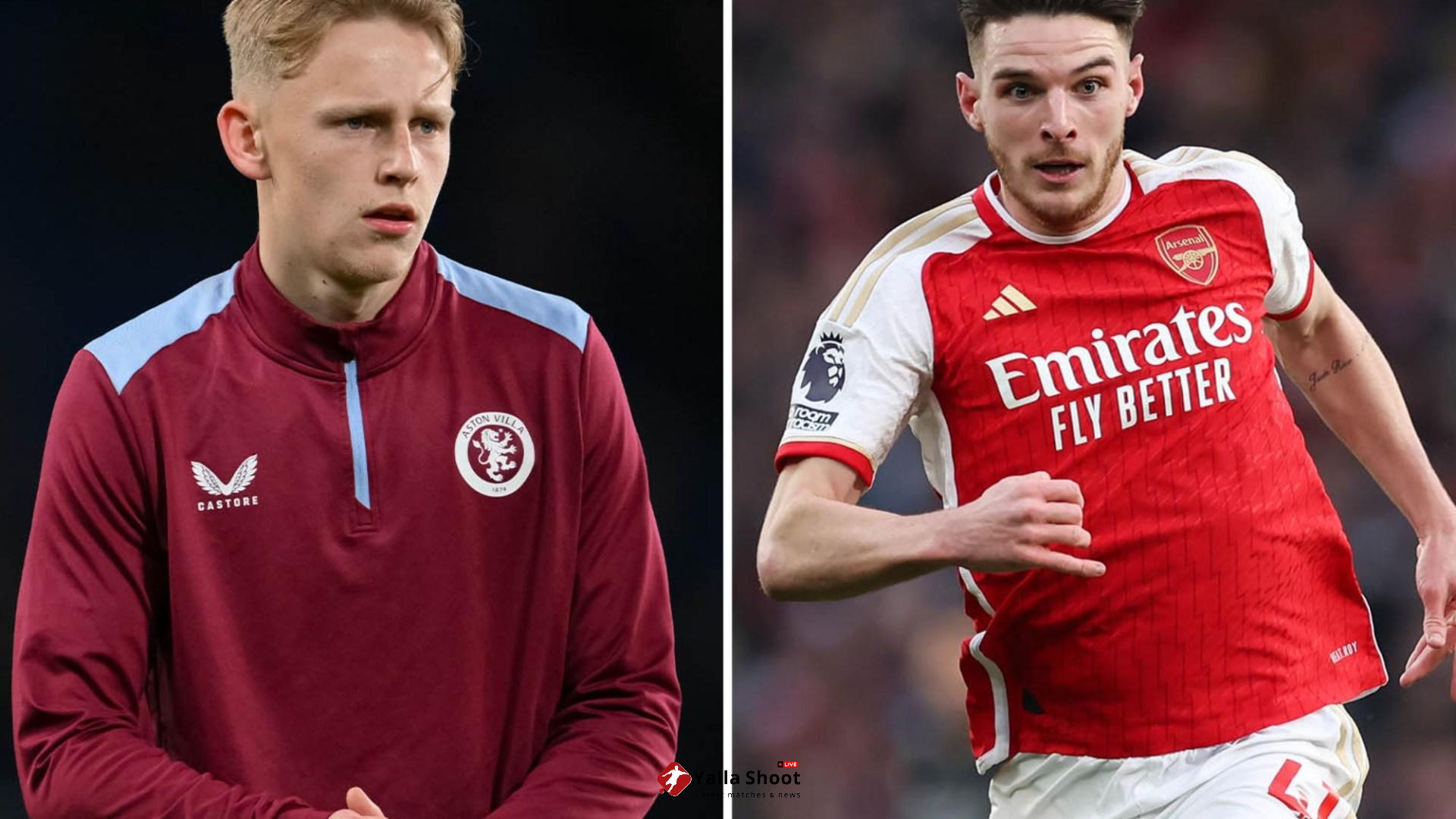 Arsenal and England star Declan Rice's cousin handed shock call-up to Aston Villa bench for FA Cup clash against Chelsea