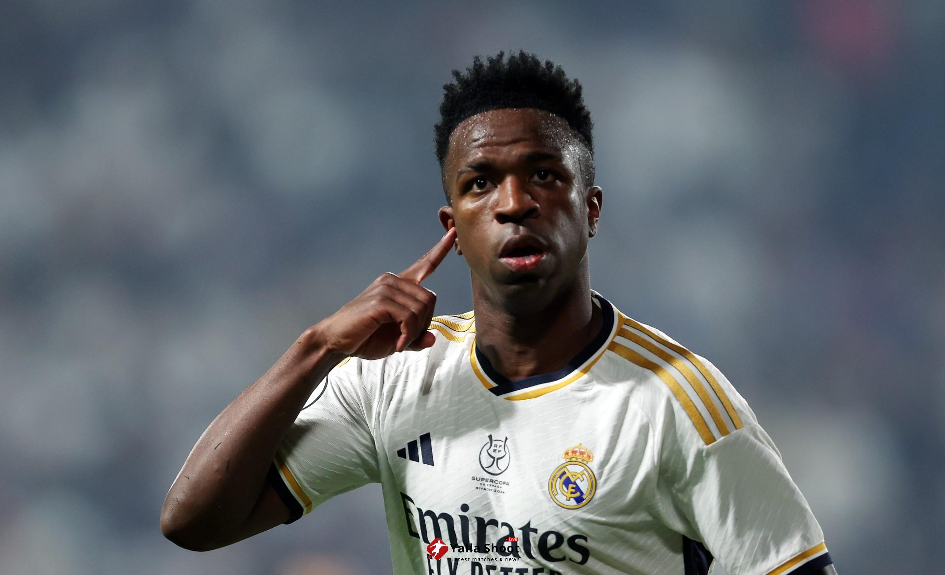 WATCH: Vinicius Jr double gives Real Madrid Spanish Supercopa lead over Barcelona