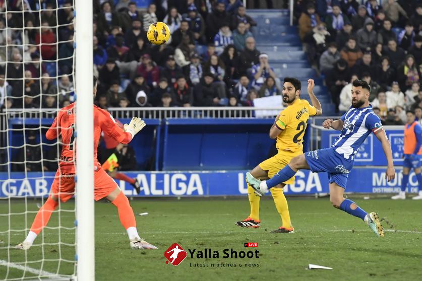 Vitor Roque scores and is sent off as 10-man Barcelona defeat Alaves to go 3rd in La Liga